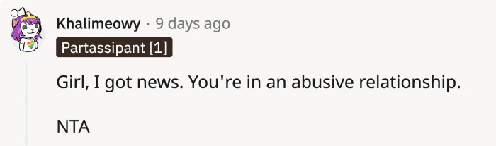 There are some who recognize the signs of an abusive partner.