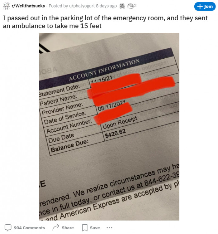 10. That's highway robbery!