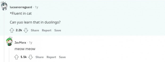 Some users would like to think that they do speak different languages like us humans.