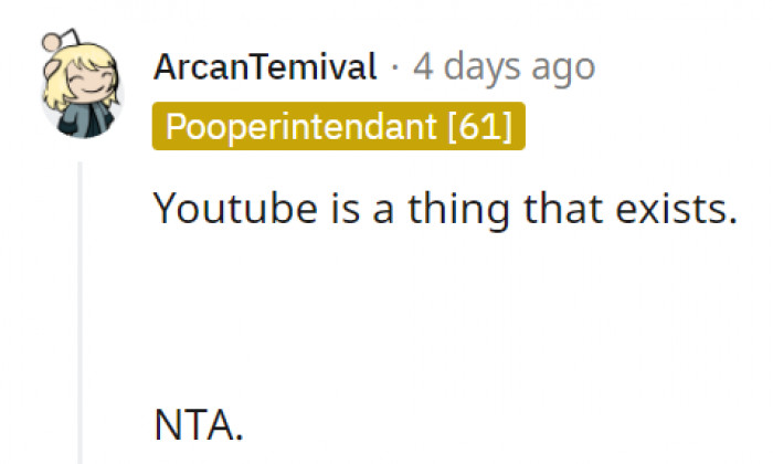 Does he not know about the existence of the internet and all its step-by-step wonders?