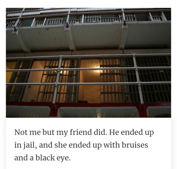 15. Hopefully, that's the end of their relationship.