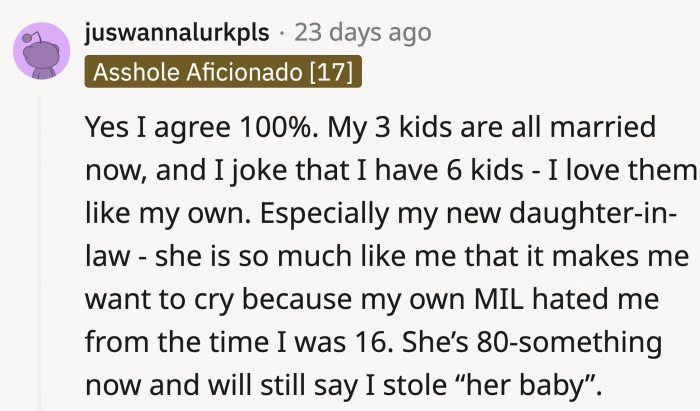 It'll never change unless OP does something