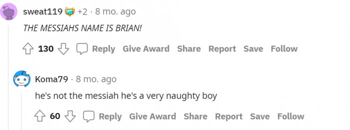 #14 Brian, the messiah.