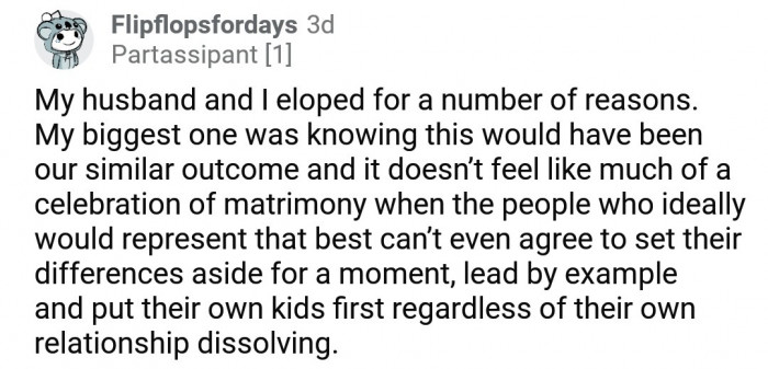 This is one way to look at the situation