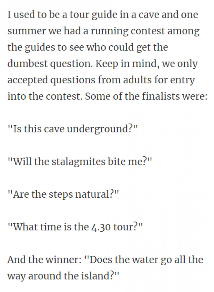 40 Of The Dumbest Questions People Have Ever Asked 2281