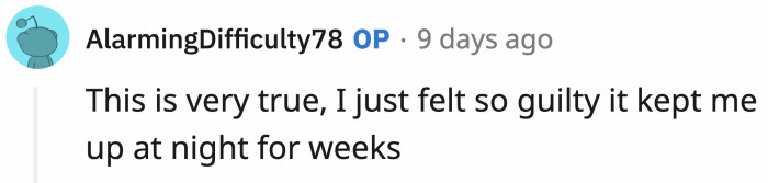 The guilt is understandable given their decade-long friendship, but again, this is not OP's fault.