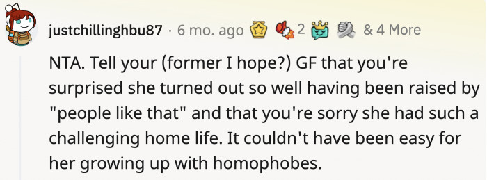 ... the replies are awesome, and OP should definitely use their words against them.