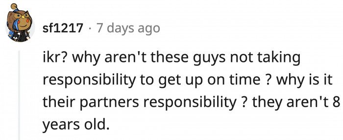 Pretty sure 8-year-olds set their own alarms and wake up by themselves.