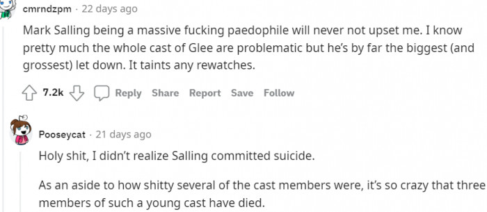 4. Mark Salling being a massive...