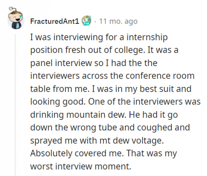 This dude, on the other hand, was on the other side of an embarrassing moment