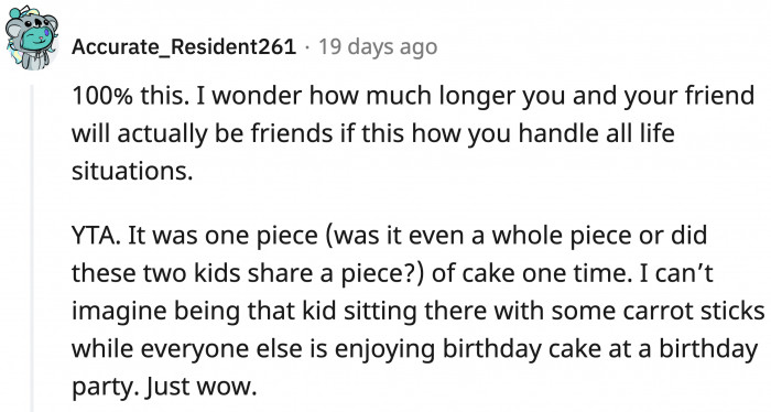 OP's poor son is being set up to fail by his own mom.