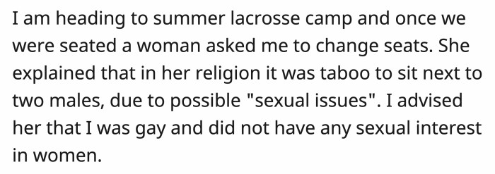 OP is wondering if he's the a**hole for not granting her request. Read his full post below: