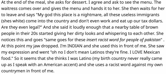 By the end of the date, they both ordered desserts.