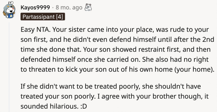 OP's Brother Is Right; It Was Hilarious!