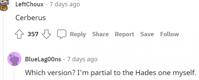 12. Welcoming Cerberus onto the list