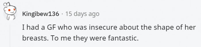 30. There are actually no perfect breasts out there.