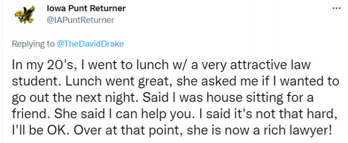 That Went Straight Over His Head