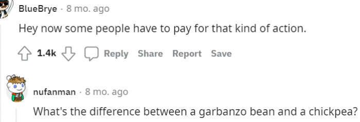 Someone wants to know the difference between this and that...