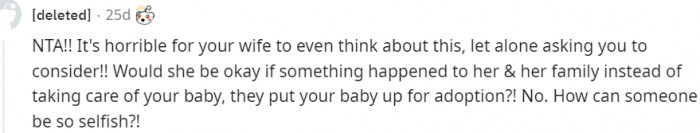 How can someone be so selfish?