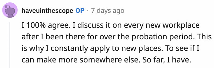 Don't be afraid to move to a new company when the right offer comes along.