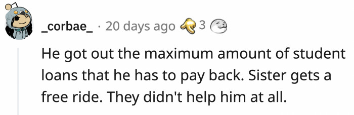 Looking at the big picture, they did not help OP at all.