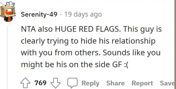 Huge red flags!