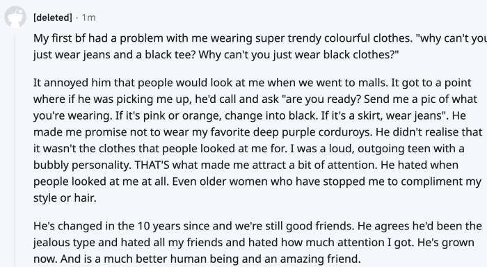 Good character development, at least