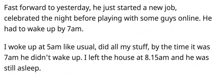 That's what happens when you date a lawyer's offspring.