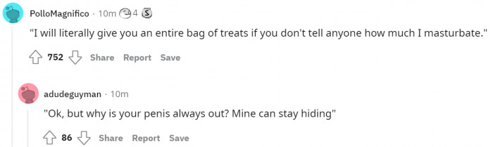 10. Give them a whole load of treats just to shut them up! Yep, that could work. Maybe.