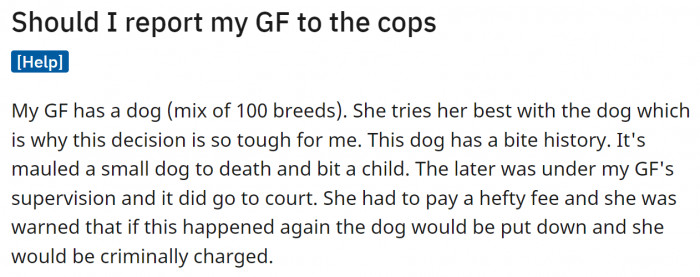 The lady clearly hasn't learned her lesson.