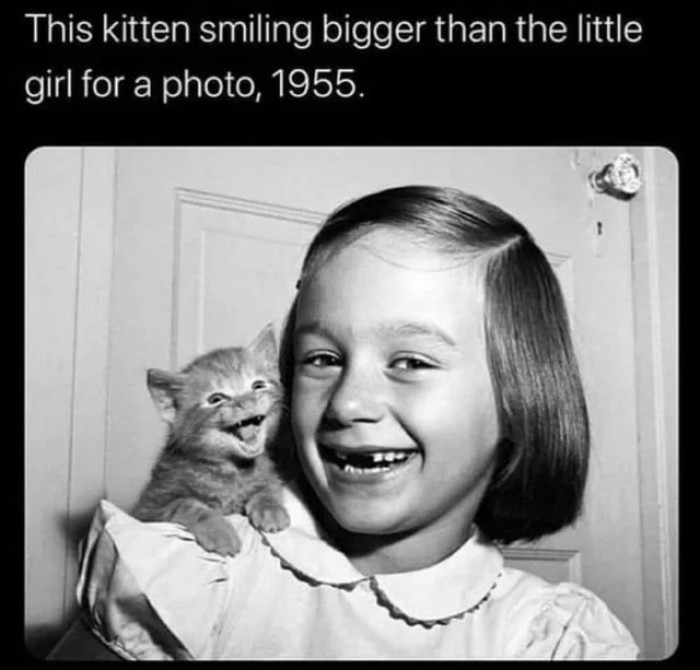 1. Same smile and certainly the same happy spirit