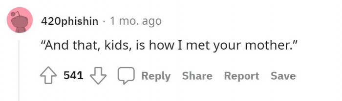 A sitcom in the making!