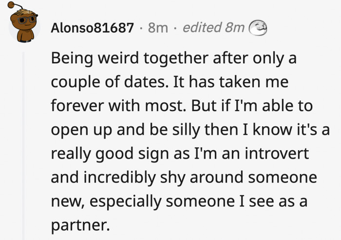 28. Someone you can be silly with