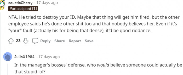 There's always a day for the owner of the house...