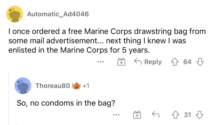 That's how they get you.