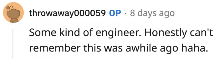 Did we miss the note that made engineers rulers of the universe?