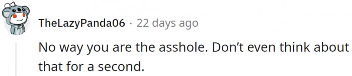 He's Definitely Not the A**hole Here.