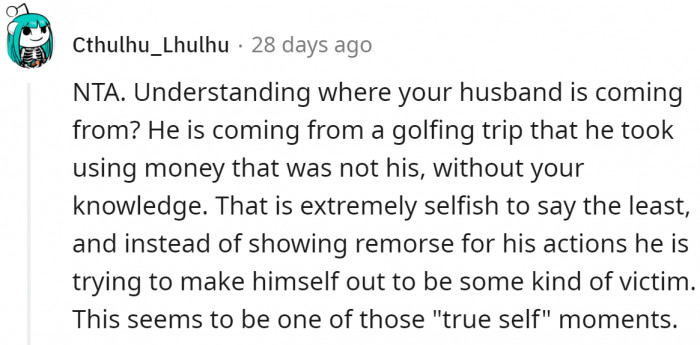 He has revealed his true colors.