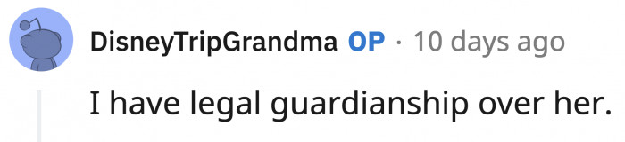 Annabella is lucky to have OP in her life.