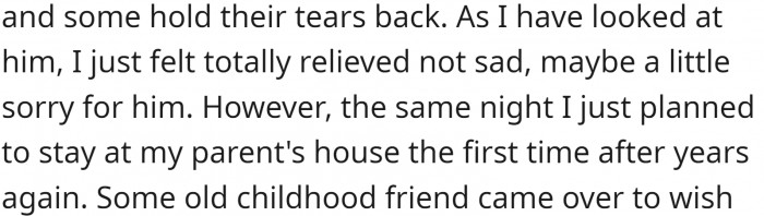 How can you feel relieved at your brother's death? And just feel a little sorry for him?