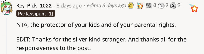 NTA vote for OP being the best parent he can be for his kids