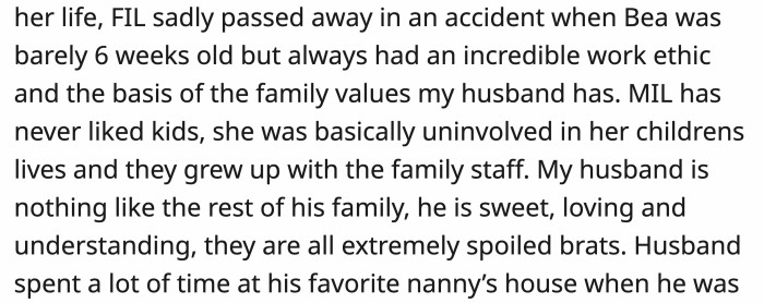 Sadly, she and her mother-in-law haven't always seen eye to eye