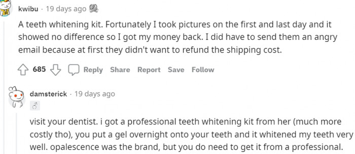 8. A teeth whitening kit