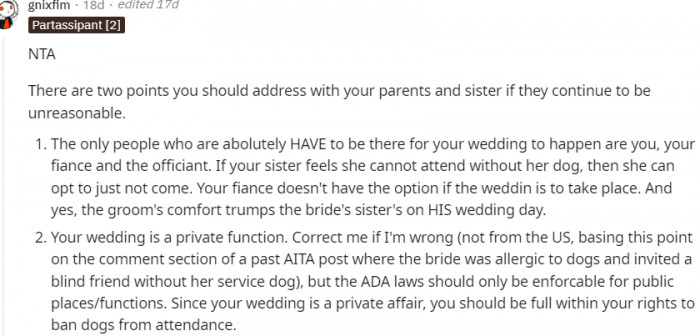 19. Two points to address...