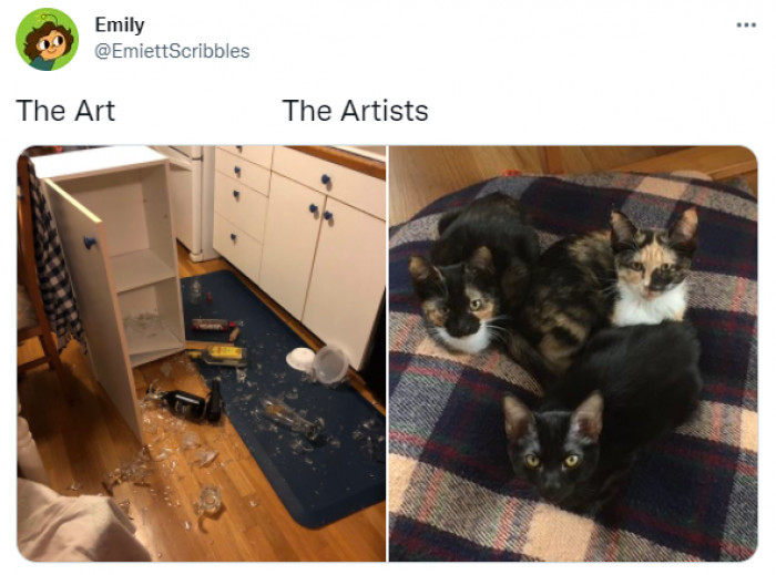 26. The artists are adorable.