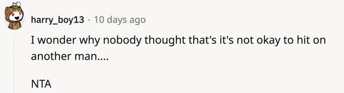 Despite her circumstances, it was obviously not right in general