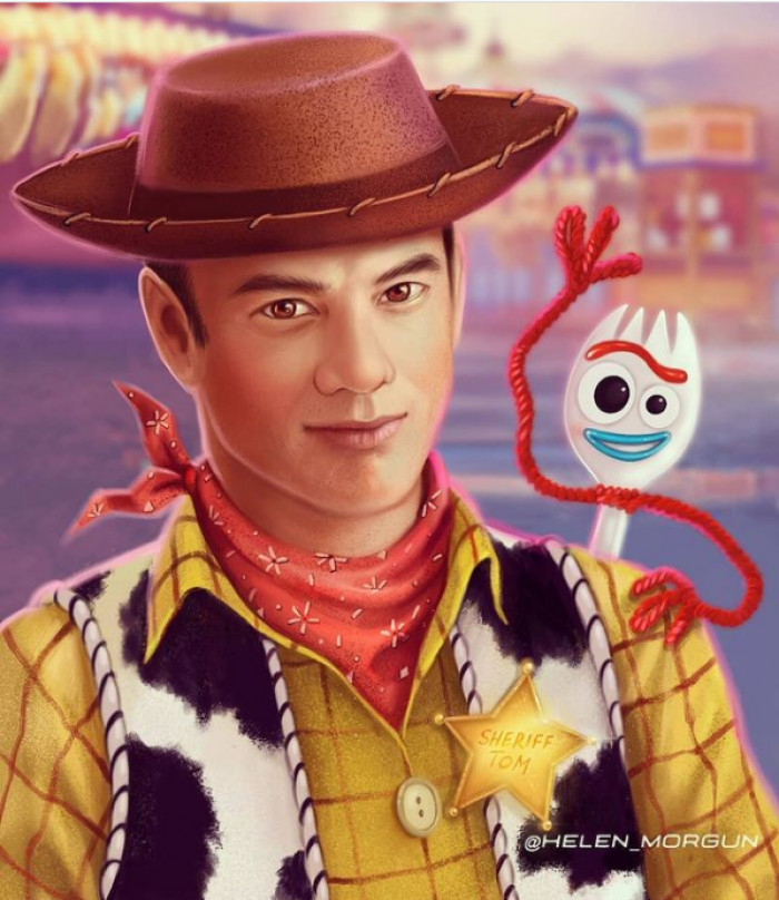 19. Tom Hanks as Sheriff Woody from Toy Story