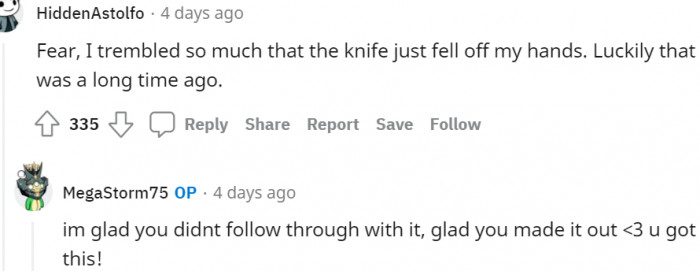 22. I'm triple glad you made it out too