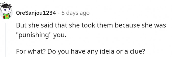 One Redditor asked OP: