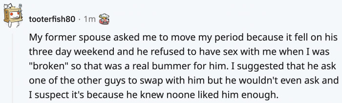 When you have no concept of basic biology